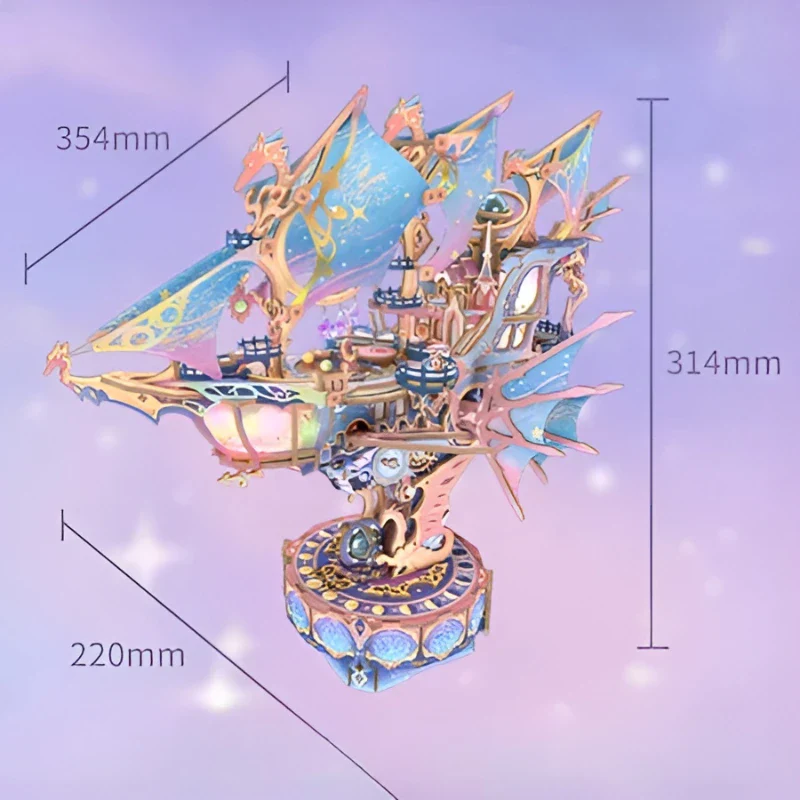 3D Holzpuzzle - Magical Galaxy - Image 4