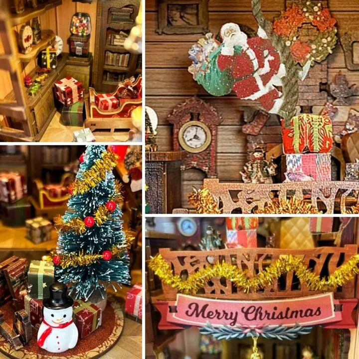 Book Nook - Christmas Jingle Cabin - Image 5