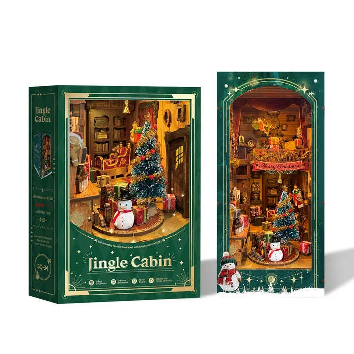 Book Nook - Christmas Jingle Cabin - Image 7