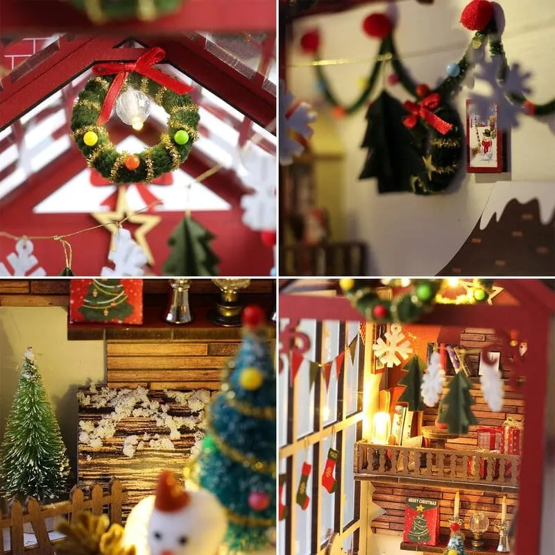 Book Nook - Christmas miniature world - Image 4