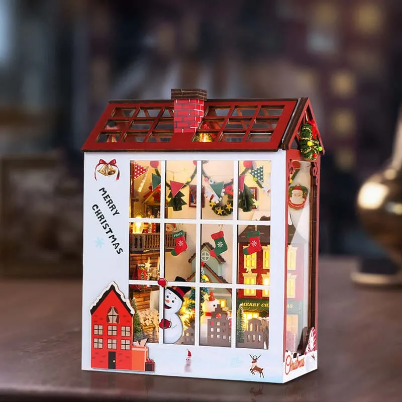 Book Nook - Christmas miniature world - Image 6