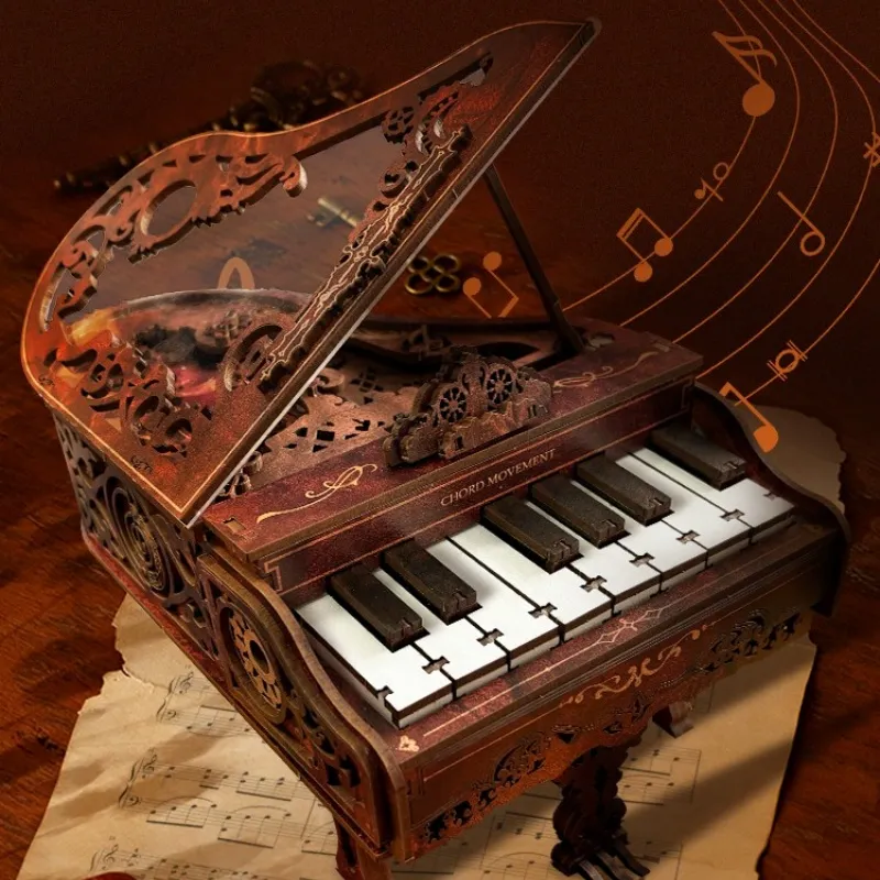 3D Holzpuzzle | Klavier Bausatz - Chord Movement - Image 3