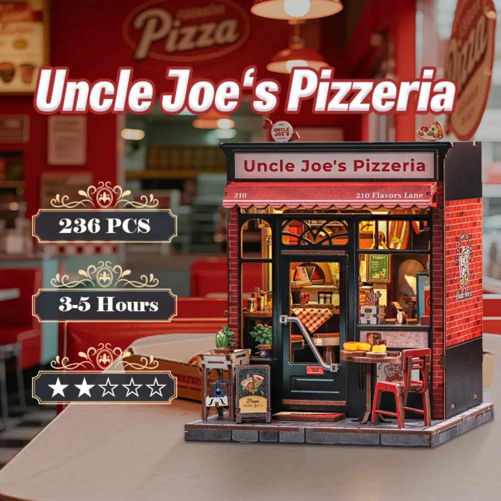 Miniatur Haus Bausatz - Uncle Joe's Pizzeria - Image 5
