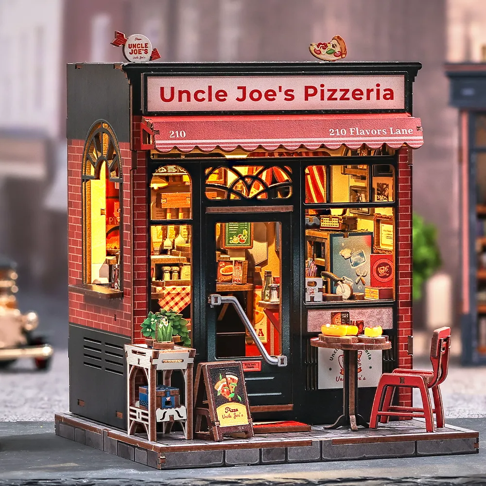 Miniatur Haus Bausatz - Uncle Joe's Pizzeria - Image 7