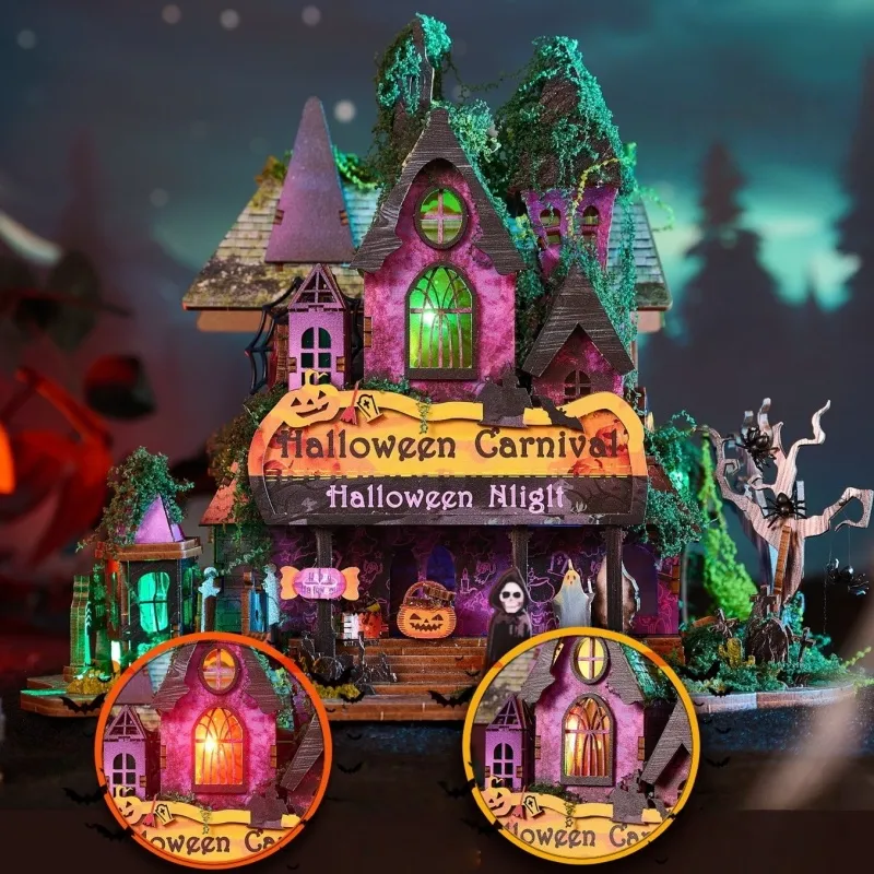 Miniatur Haus Bausatz - Halloween Night - Image 4