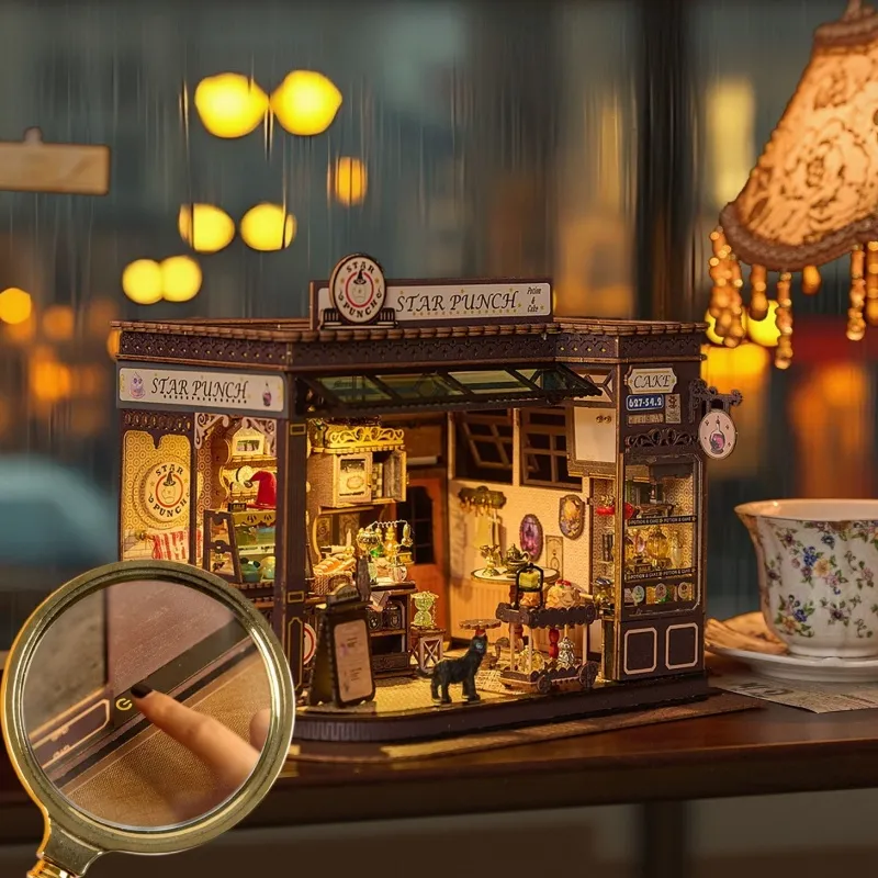 Miniatur Haus Bausatz - Magic Coffee Shop - Image 3