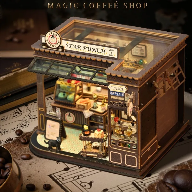 Miniatur Haus Bausatz - Magic Coffee Shop - Image 4